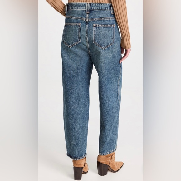 NWT KHAITE Preen Wide Barrel Leg in Dark Wash - Picture 6 of 7